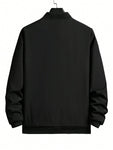 Men Zip Up Thermal Lined Bomber Jacket