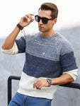 Manfinity Homme Men's Color-Block Sweater