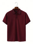 Manfinity Men's Color-Block Polo Shirt