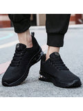 Men's Knitted Casual Sports Shoes - Air Cushioned Breathable And Shock Absorbing - For Running, Basketball And Exercise, Shoes For Men