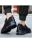 Men's Knitted Casual Sports Shoes - Air Cushioned Breathable And Shock Absorbing - For Running, Basketball And Exercise, Shoes For Men