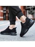 Men's Knitted Casual Sports Shoes - Air Cushioned Breathable And Shock Absorbing - For Running, Basketball And Exercise, Shoes For Men