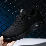 Men's Knitted Casual Sports Shoes - Air Cushioned Breathable And Shock Absorbing - For Running, Basketball And Exercise, Shoes For Men