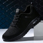 Men's Knitted Casual Sports Shoes - Air Cushioned Breathable And Shock Absorbing - For Running, Basketball And Exercise, Shoes For Men