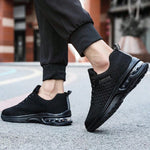 Men's Knitted Casual Sports Shoes - Air Cushioned Breathable And Shock Absorbing - For Running, Basketball And Exercise, Shoes For Men