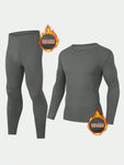 Men's Thermal Underwear Set Fashionable Casual Base Layers Autumn Clothing Set For Autumn And Winter