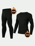 Men's Thermal Underwear Set Fashionable Casual Base Layers Autumn Clothing Set For Autumn And Winter