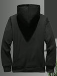 Manfinity Basics Men Zip Front Thermal Hoodie