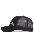 1pc Men's Mountain Peak Embroidery Baseball Cap Fashionable Sun Hat Adjustable Size For Outdoor Activities, Spring