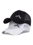 1pc Men's Mountain Peak Embroidery Baseball Cap Fashionable Sun Hat Adjustable Size For Outdoor Activities, Spring