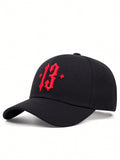 1pc Gothic Letter 13 Personalized Fashion Men Hip Hop Baseball Cap