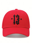 1pc Gothic Letter 13 Personalized Fashion Men Hip Hop Baseball Cap