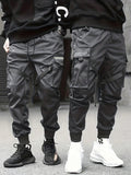 Men's Multi-Pocket Reflective Strip Decorative Cargo Pants