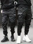 Men's Multiple Pockets With Reflective Tape Decorated Cargo Pants