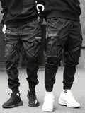 Men's Multiple Pockets With Reflective Tape Decorated Cargo Pants