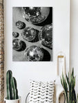 1pc, Party Canvas Decoration, Funny Disco Wall Art, Idea Gift, Disco Ball Light Picture Poster Printing, Home Decor Painting For Living Room, Bedroom, Bar,No Frame