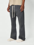 SUMWON Flare Fit Sweatpants With Drawcords