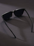 1pc Fashionable Y2k Style Oversized Square Fashion Glasses For Beach Or Driving, Unisex Casual Shades Accessories