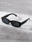 1pc Fashionable Square Frame Personality Y2k Beach Fashion Glasses For Men And Women Casual Shades Accessories