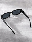 1pc Fashionable Square Frame Personality Y2k Beach Fashion Glasses For Men And Women Casual Shades Accessories