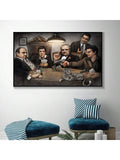 1 Pc Modern Canvas Painting Gangers Art Print By Big Chris Art Gangsters Playing Poker Poster On Wall Art Picture For Living  Room No Frame