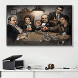 1 Pc Modern Canvas Painting Gangers Art Print By Big Chris Art Gangsters Playing Poker Poster On Wall Art Picture For Living  Room No Frame