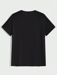 Manfinity NiteLyfe Men's Knitted Casual Round Neck Short Sleeve T-Shirt