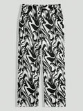 ROMWE Street Life Men'S Marble Print Pants