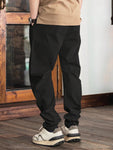 Manfinity Hypemode Men'S Solid Color Drawstring Jogger Pants - MapleCo