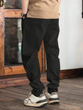 Manfinity Hypemode Men'S Solid Color Drawstring Jogger Pants - MapleCo