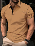 Manfinity Men's Color-Block Polo Shirt