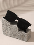 1 Pair Black Retro Polarized Fashion Glasses