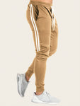 Manfinity Sporsity Men Loose Drawstring Waist Side Tape Sweatpants