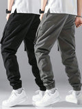 2pcs/Set Men's Casual Tooling Pants - MapleCo