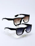 POLASUP 2pcs/Set Classic Basic Style Stud Detail Fashion Glasses With Lens Rope And Box Shades Accessories