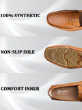 SHOESMALL Men's Fashionable And Versatile Business Loafers Casual Slip On Shoes Soft Penny Loafers For Men Lightweight Driving Boat Shoes - MapleCo