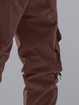 Manfinity Hypemode Loose Men\ Cargo Pants With Flap Pockets, Side And Drawstring Waist