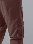 Manfinity Hypemode Loose Men\ Cargo Pants With Flap Pockets, Side And Drawstring Waist