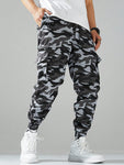 Manfinity Hypemode Loose-Fit Men's Camouflage Cargo Jogger Pants - MapleCo