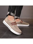 Men Slip-On Low-Top Skate Shoes, Comfortable And Anti-Slip Casual Sports Shoes, Comfortable Outdoor Shoes - MapleCo