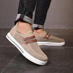 Men Slip-On Low-Top Skate Shoes, Comfortable And Anti-Slip Casual Sports Shoes, Comfortable Outdoor Shoes - MapleCo