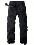 AKARMY Men's Casual Cargo Pants   Camo Pants Combat Work Pants With 8 Pockets(No Belt) - MapleCo