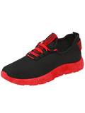 Breathable Sports Sneakers For Students, Soft And Comfortable With Lightweight Running Shoes (random Red Strap With Text)