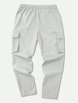 Manfinity Homme Men's Drawstring Waist Cargo Pants With Pockets - MapleCo