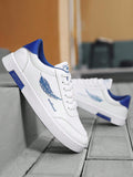 Men's Low-Top Casual Canvas Shoes, Trendy Korean Style, Flat Sneakers, Blue