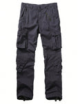 AKARMY Men's Casual Cargo Pants   Camo Pants Combat Work Pants With 8 Pockets(No Belt) - MapleCo