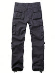 AKARMY Men's Casual Cargo Pants   Camo Pants Combat Work Pants With 8 Pockets(No Belt) - MapleCo