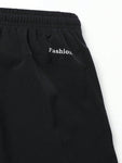 Men's Quick-Dry Shorts With Zipper Pockets, Elastic Waist Drawstring Casual Pants, 1pc, Suitable For Summer Gym Exercise, Training, Jogging