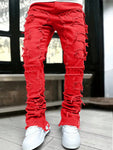 Men Solid Raw Hem Skinny Jeans