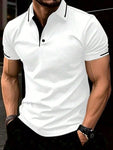 Manfinity Men's Color-Block Polo Shirt